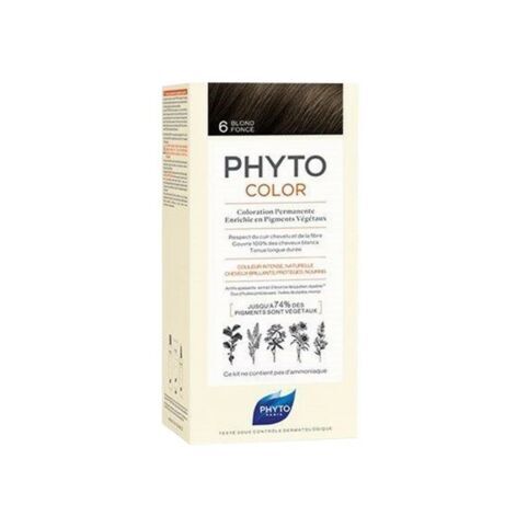 PHYTOCOLOR #6-rubio oscuro 4 u