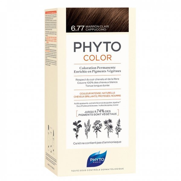 PHYTOCOLOR #6.77-marrón claro capuchino 4 u
