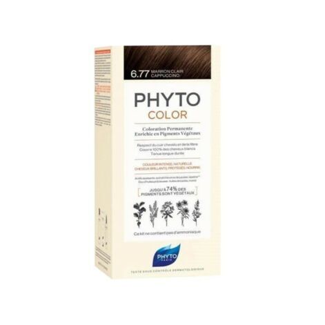 PHYTOCOLOR #6.77-marrón claro capuchino 4 u