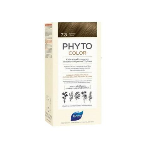 PHYTOCOLOR #7.3-rubio dorado 4 u