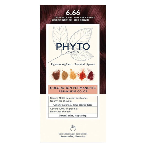 PHYTOCOLOR #6.66-Intense Light Cherry Brown 4 u PHYTOCOLOR #6.66-Intense Light Cherry Brown 4 u