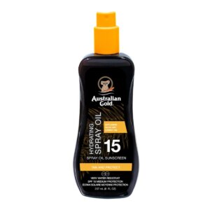 Australian Gold SUNSCREEN SPF15 spray oil hydrating formula 237 ml