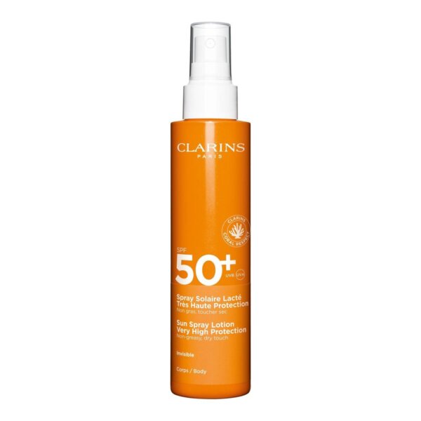 Clarins SOLAR moisturizing milk spray for the body UVA/UVB50+ 150 ml