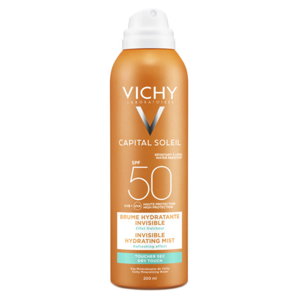 CAPITAL SOLEIL invisible dry touch protective spray SPF50+ 200 ml