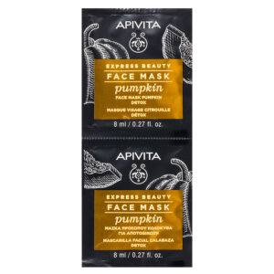 Apivita Express Beauty Mascarilla facial detox con calabaza 2 x 8 ml