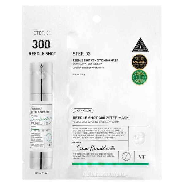 Vt Cosmetics VT REEDLE SHOT 300 2-STEP mask 25 gr