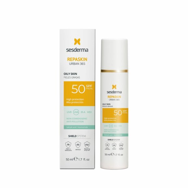 Sesderma REPASKIN URBAN 365 photoprotector for oily skin SPF50 50 ml