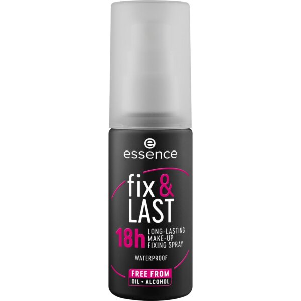 Essence FIX & LAST 18H LONG-LASTING makeup setting spray 50 ml Essence FIX & LAST 18H LONG-LASTING makeup setting spray 50 ml