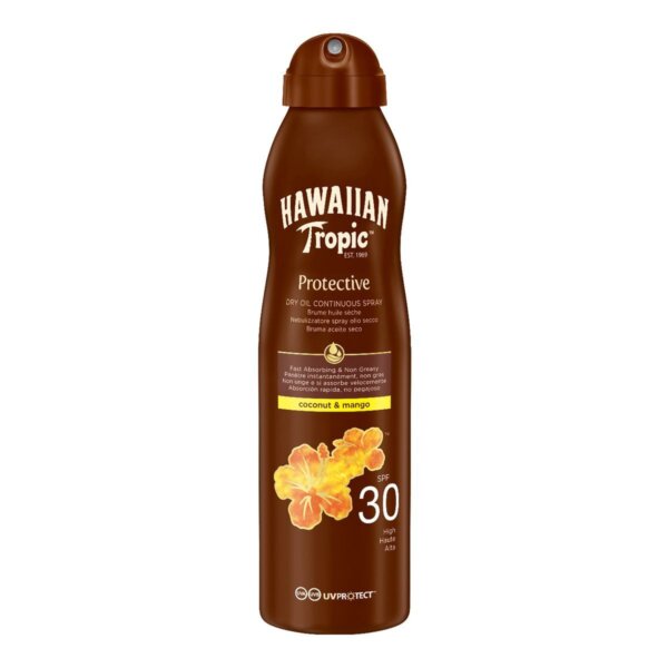 Hawaiian Tropic COCONUT & MANGO OIL mist SPF30 spray 180 ml