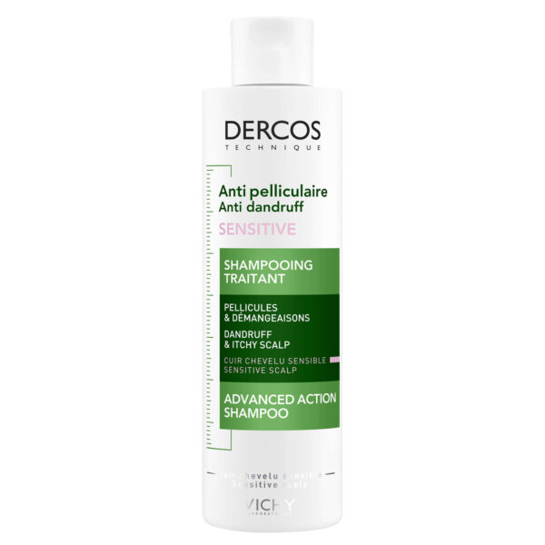 Vichy DERCOS sensitive sulfate-free anti-dandruff shampoo 200 ml Vichy DERCOS sensitive sulfate-free anti-dandruff shampoo 200 ml
