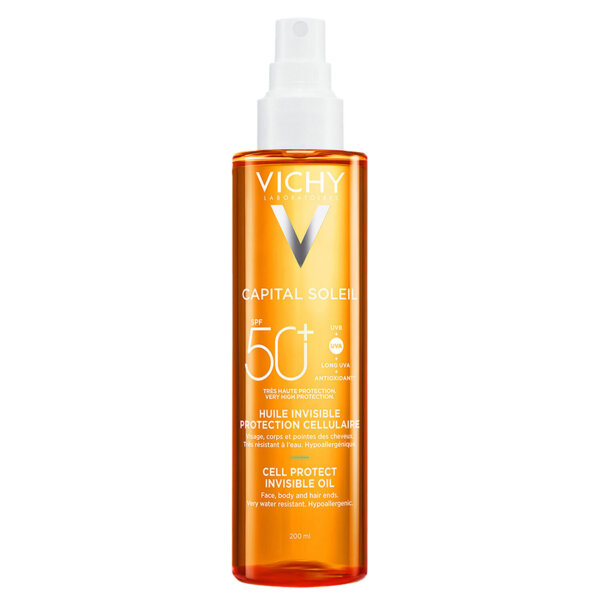 Vichy CAPITAL SOLEIL CELL PROTECT invisible photoprotective sun oil SPF50+ 200 ml Vichy CAPITAL SOLEIL CELL PROTECT invisible photoprotective sun oil SPF50+ 200 ml