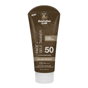 Australian Gold FACE SELF TANNER isepruunistaja SPF50 sunscreen 88 ml