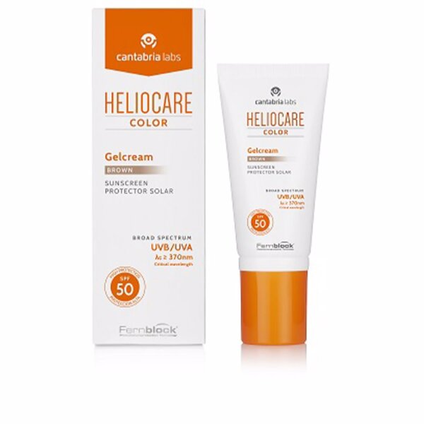 HELIOCARE COLOR sunscreen with cream gel color SPF50 #brown 50 ml Heliocare Color Sunscreen