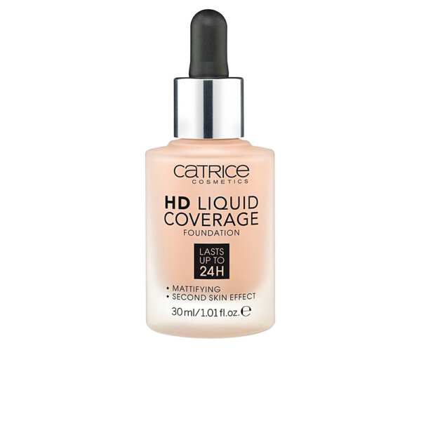 Catrice HD Liquid Coverage Foundation lasts up to 24h jumestuskreem #040-warm beige 30 ml Hd Liquid Coverage Foundation 30ml