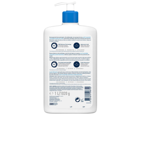 MOISTURIZING LOTION dry to very dry skin 1000 ml Moisturizing Lotion Dry To Losjoon 1000ml