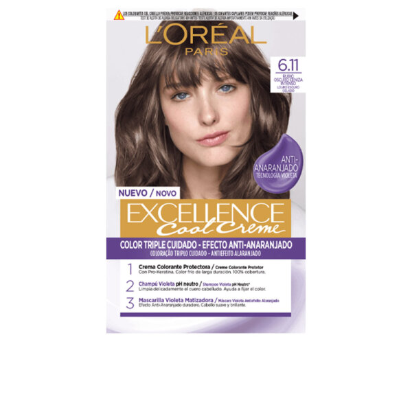 EXCELLENCE COOL dye #6.11-dark ash blonde 192 ml Excellence Cool Dye toon 6.11