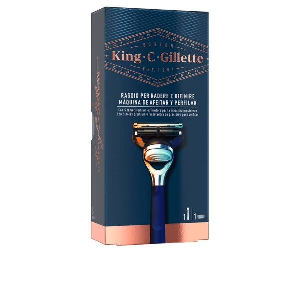 GILLETTE KING shave & edging razor 1 tk King Shave And Edging