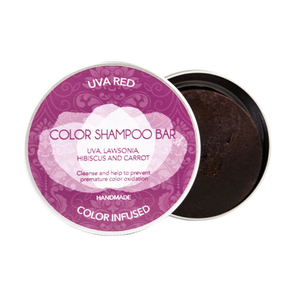 BIO SOLID uva red shampoo bar 130 gr Bio Solid Uva Red