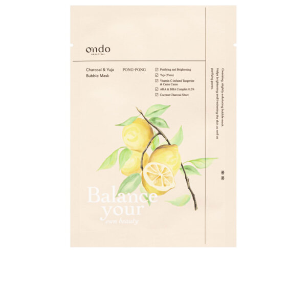 CHARCOAL & YUJA bubble mask 25 ml Charcoal And Yuja Bubble