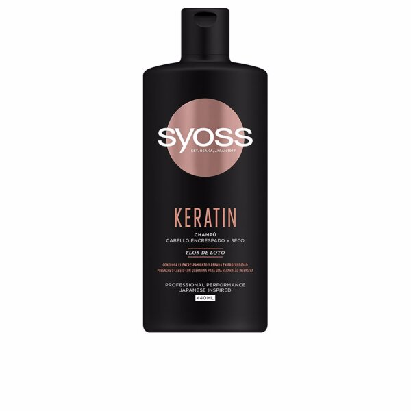 KERATIN shampoo for frizzy and dry hair 440 ml Keratin Shampoo For Frizzy