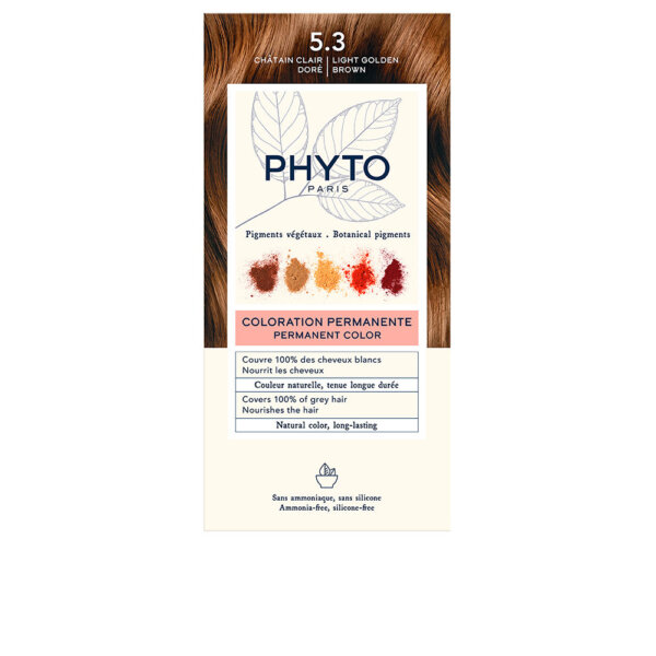 Phytocolor #5.3-castaño claro dorado 4 tk Phytocolor toon 5.3 Castano