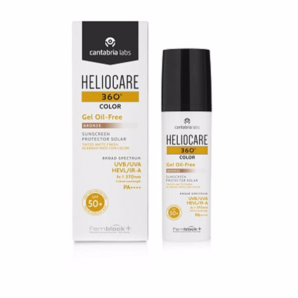 HELIOCARE 360° COLOR tinted sunscreen gel oil free SPF50+ #bronze 50 ml 360° Color Tinted Sunscreen 50ml