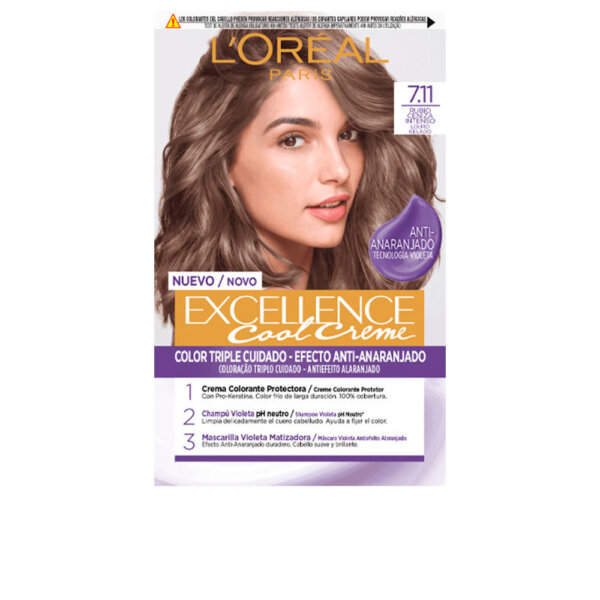 EXCELLENCE COOL dye #7.11-intense ash blonde 192 ml Excellence Cool Dye toon 7.11