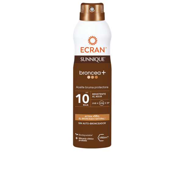ECRAN SUNNIQUE BRONCEA+ mist oil SPF10 250 ml Sunnique Broncea Mist Oil