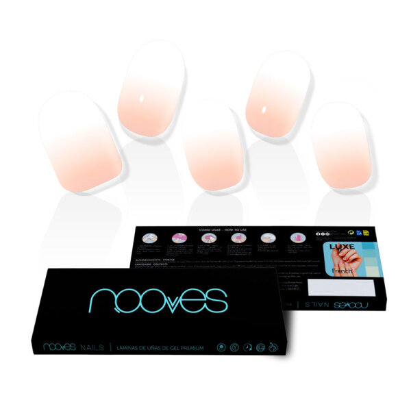 GEL NAIL FILM nude baby boomer premium luxe #gradient 20 u Gel Nail Film Nude