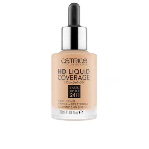 HD LIQUID COVERAGE FOUNDATION lasts up to 24h #032-Nude Beige 30 ml Hd Liquid Coverage Foundation