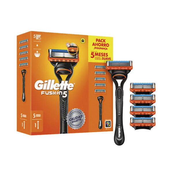 GILLETTE FUSION 5 razor + 5 refills Fusion 5 Razor 5