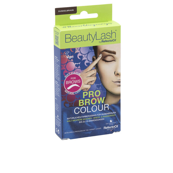 BEAUTYLASH PRO BROW COLOUR eyebrow tint kit #Dark Brown Beautylash Pro Brow Colour
