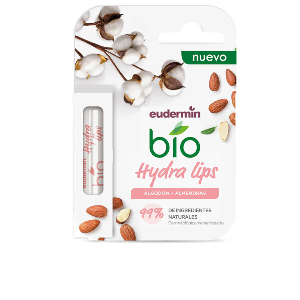 BIO MOISTURIZING LIP BALM cotton + almonds E 4.8 gr Bio Moisturizing Lip Balm