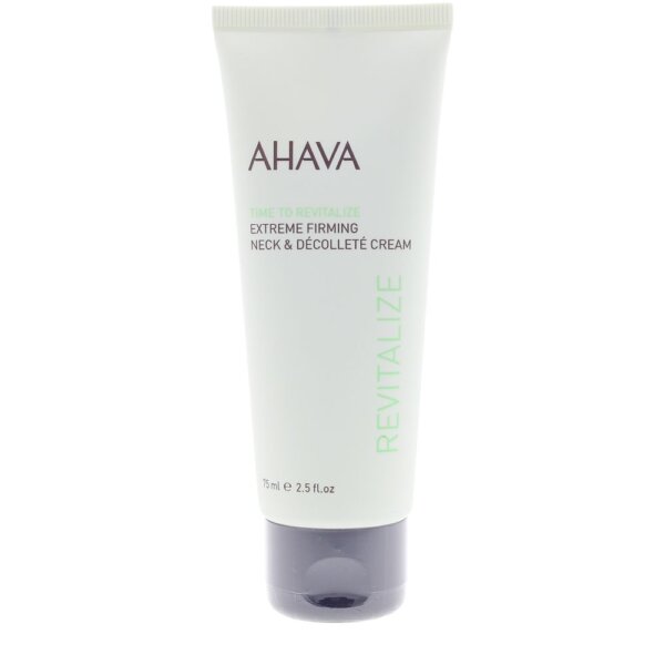 Ahava Time to Revitalize extreme firming cream for neck and décolleté kaelakreem 75 ml Time To Revitalize Extreme