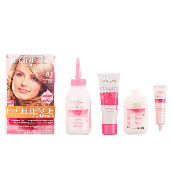 EXCELLENCE Creme dye #8.1-light ash blonde 192 ml Excellence Creme Dye toon 8.1