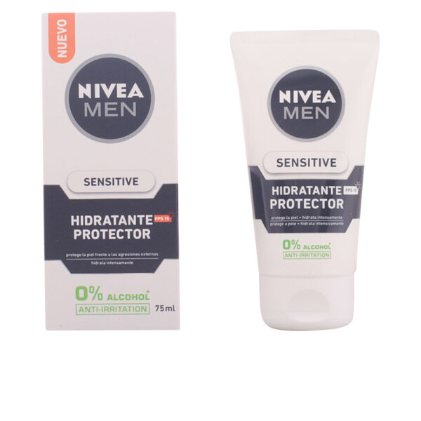 Nivea Men Sensitive moisturizing protector 0% alcohol SPF15 75 ml Men Sensitive Moisturizing Protector