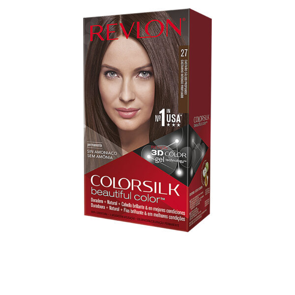 COLORSILK tinte #27-castaño calido profundo 1 u Colorsilk Tinte #27 Castano