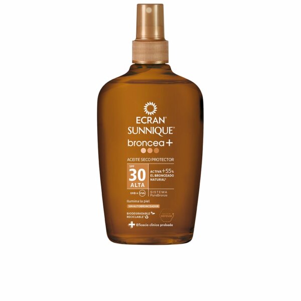 ECRAN SUNNIQUE BRONZE+ vapo oil SPF30 200 ml Sunnique Bronze Vapo Oil Õli