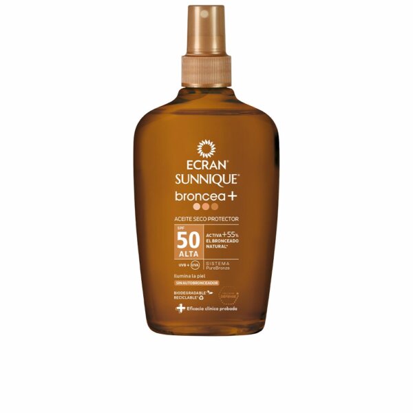 ECRAN SUNNIQUE BRONZE+ vapo oil SPF50 200 ml Sunnique Bronze Vapo Oil