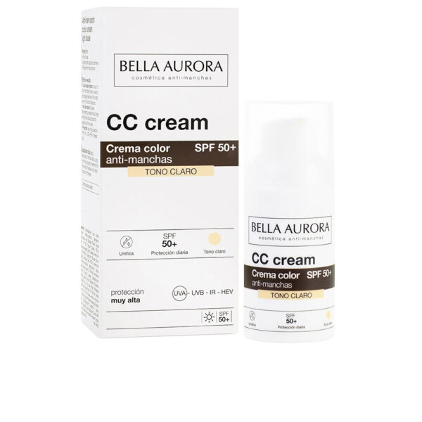 Bella Aurora CC-kreem SPF50+ 30 ml – toon tono claro Bella Aurora CC-kreem