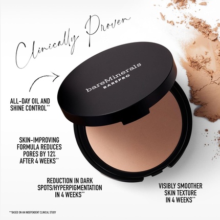 BAREPRO 24HR Skin Perfecting Powder Foundation #10-Fair Warm 8 gr Barepro 24Hr Skin Perfecting
