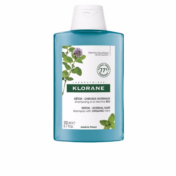 Klorane A LA MINT BIO detox shampoo for normal hair šampoon 200 ml A La Mint Bio 200ml