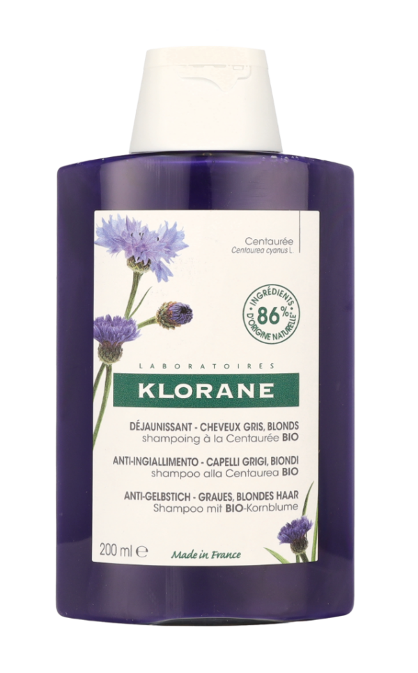 Chrpa BIO Shampoo - Šampon neutralizující žluté tóny Chrpa Bio Shampoo Šampon