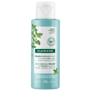 Klorane Aquatic Mint 3 IN 1 Purifying Powder - combination and oily skin 50 g