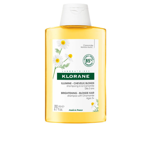 Klorane A LA CAMOMILE illuminating blonde highlights šampoon 200 ml A La Camomile Illuminating