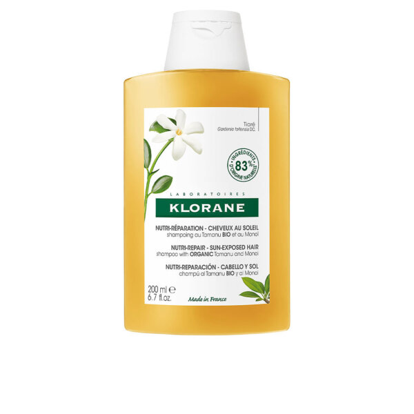 POLYSIANES MONOÏ Y TAMANU BIO nourishing shampoo 200 ml Polysianes Monoi Y Tamanu Šampoon