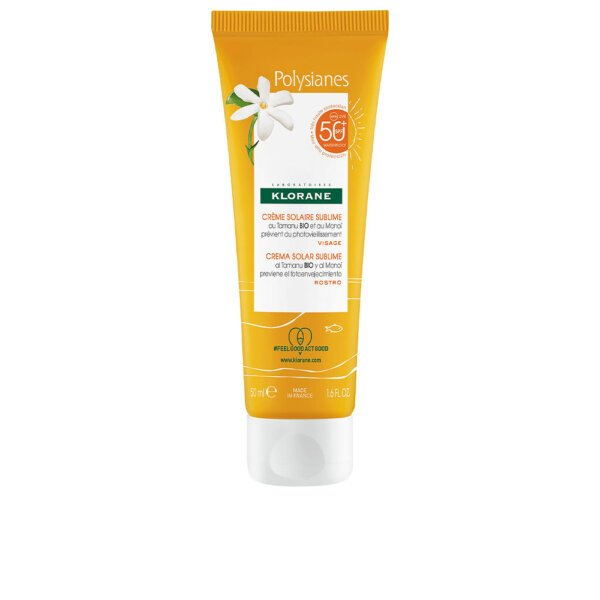 POLYSIANES MONOÏ Y TAMANU BIO sublime sun cream SPF50+ 50 ml Polysianes Monoi Y Tamanu 50ml