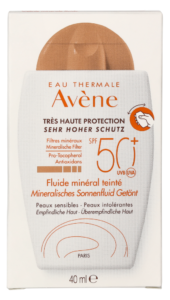 Avène SOLAIRE Mineral Fluid with Color SPF 50 40 ml