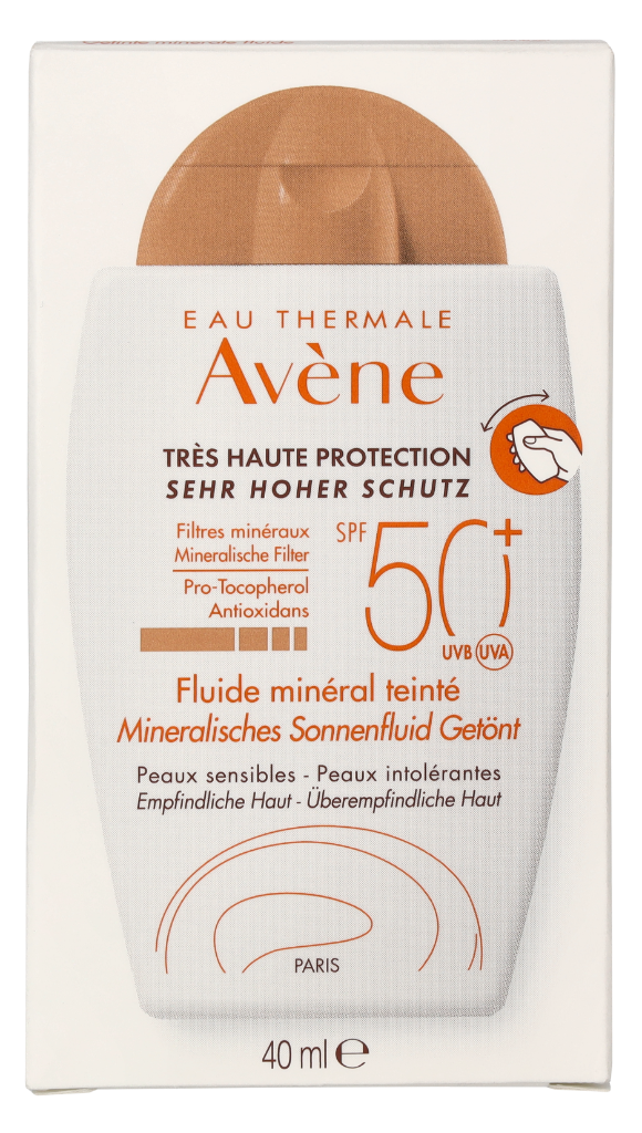 Avène SOLAIRE Mineral Fluid with Color SPF 50 40 ml