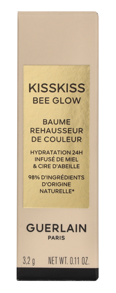 Guerlain KISSKISS BEE GLOW pearlescent lip balm #358 3.2 gr